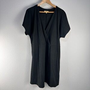 Madewell V-Neck Faux Wrap Dress Sz 2X